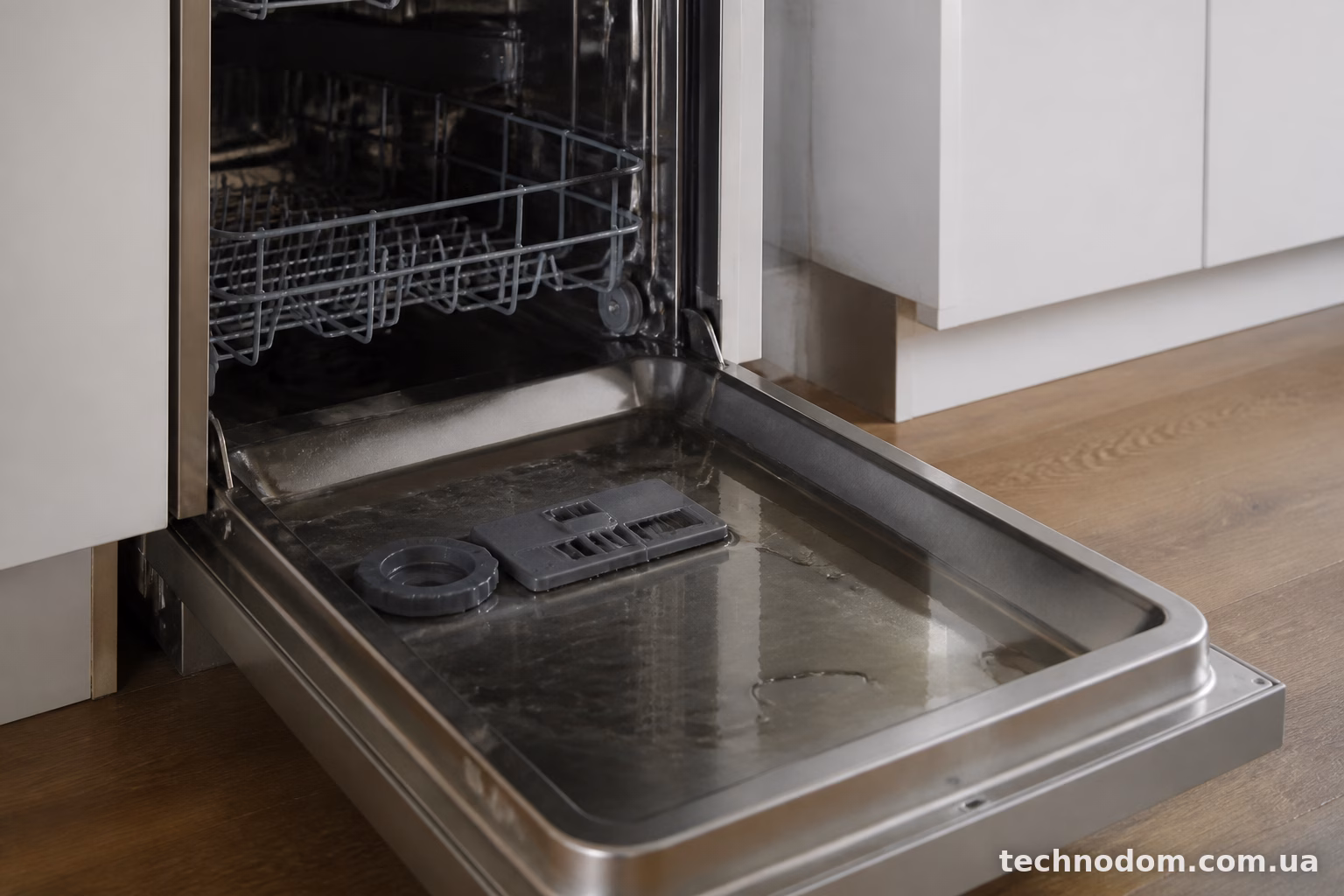Посудомийна машина Beko BDFN26430W не зливає воду