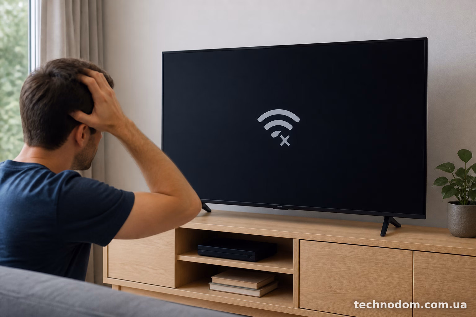Телевізор Samsung UE43CU7100UXUA не підключається до Wi-Fi: що робити